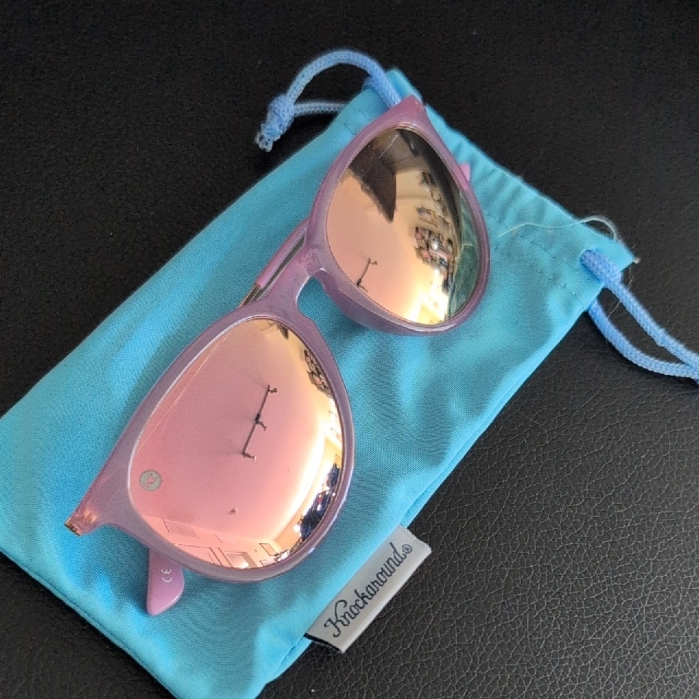 Knockaround Lilac/ Pink Mirrored Sunglasses
